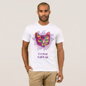 Coolest Cat Dad T-shirt (Voorkant volledig)