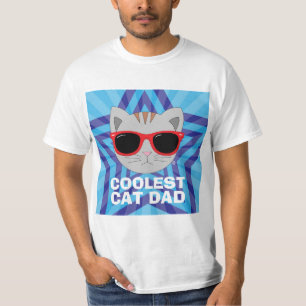 COOLEST CAT DAD-zonnebril T-shirt