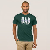 Coolest Dad Since 20XX Modern Simple Preppy T-shirt (Voorkant volledig)