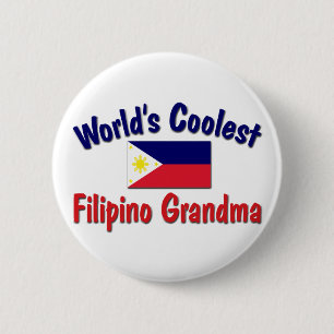 Coolest Filipino Grandma Ronde Button 5,7 Cm