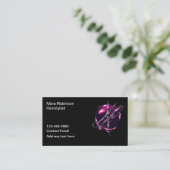 Coolest Hair Stlist Design Carte de visite (Debout devant)