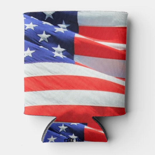 Coolest Koelbox, Amerikaanse vlag, Verenigde State Blikjeskoeler (Voorkant)