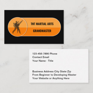 Coolest Martial Arts Grootmeester Visitekaartjes