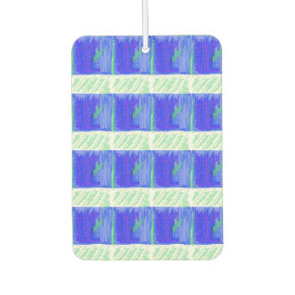 Coolest Nautical Blue Abstract  Luchtverfrisser