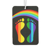 Coolest Pride Rainbow Feet Luchtverfrisser (Achterkant)