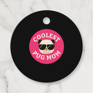 Coolest Pug Mam Bedankjes Labels