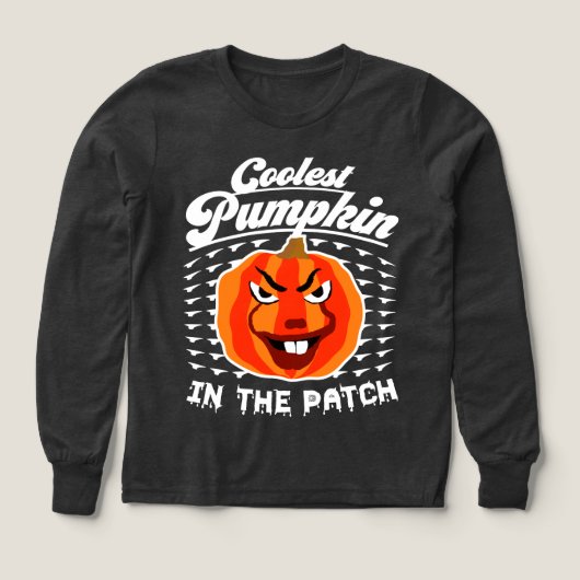Coolest Pumpkin – Grappige Herfst & Halloween Tee (Voorkant)