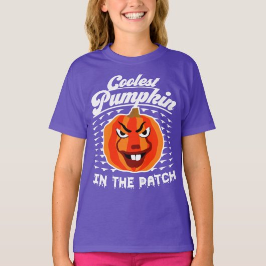 Coolest Pumpkin – Grappige Herfst & Halloween Tee T-shirt (Voorkant)