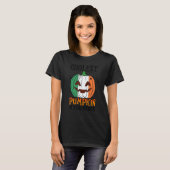 Coolest Pumpkin In The Patch Ireland Flag Jack Ou2 T-shirt (Voorkant volledig)