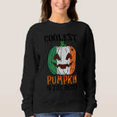 Coolest Pumpkin In The Patch Ireland Flag Jack Ou2 Trui (Voorkant)