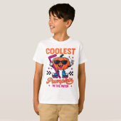Coolest Pumpkin In The Patch – Roller Hockey Fun D T-shirt (Voorkant volledig)