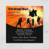 Coolest Rock Band Cartes de visite (Devant)