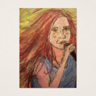 Coolest Rocker Girl Visitekaartjes