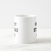 Coolest Stepdad Ever Typography Vaderdag Gift Koffiemok (Center)