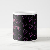 Coolest Stepmom Ooit Schattige Heart's Pattern Mok (Voorkant)