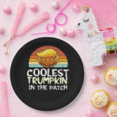 Coolest Trumpkin Patch Papieren Bordje (Feest)