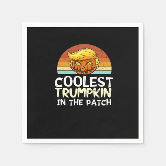 Coolest Trumpkin Patch Servet (Voorkant)