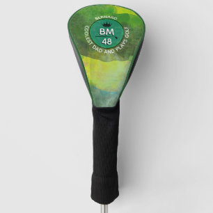 COOLESTE PAPA golfer's groenige maatwerk Golfheadcover
