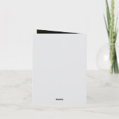 Coolgotische toevoegbericht Valentijn vleermuis Feestdagen Kaart (Achterkant)