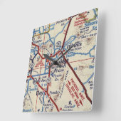 Coolidge Arizona  Map Vierkante Klok (Hoek)