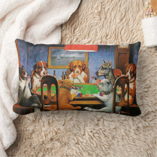 Coolidge Classic Vintage Honden Poker Game Kunst Kussen