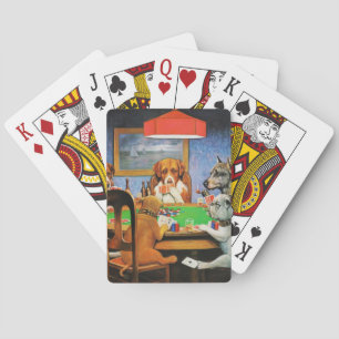Coolidge Classic Vintage Honden Poker Game Kunst Pokerkaarten