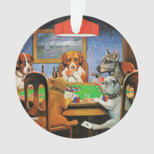 Coolidge Classique Vintage Jeu de Poker Chien Art