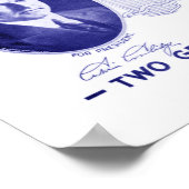 Coolidge-Dawes 1924 omlijst Poster (Hoek)