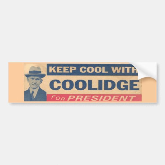 Coolidge pour le Président Sticker (Devant)