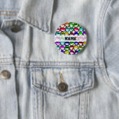 COOLIEPROGRAMMA'S GROEP + jouw tekst Ronde Button 5,7 Cm (In situ)