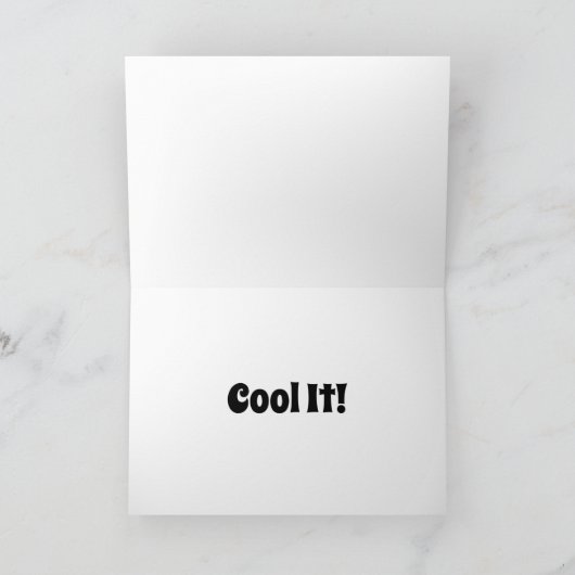 Cooling Ice Cube Textion Afbeelding Kaart (Binnen)