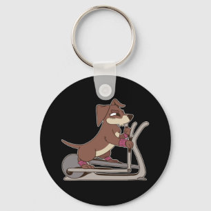 Coolle Hond Liefde Workout Sleutelhanger
