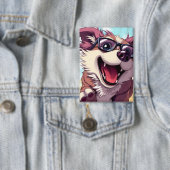 Coolle hond met zonnebril button (Insitu)