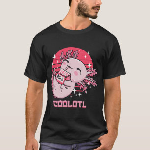 Coolotl Axolotl Humor Salamander Amphibians Anima T-shirt