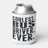Coolste. Buschauffeur. Ooit. Blikjeskoeler (Blikje Voorkant)