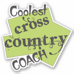 Coolste Cross Country Coach Sticker