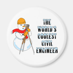 Coolste golfballen voor civiel ingenieurs magneet