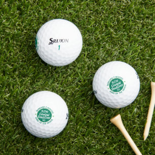 Coolste King of the Grass groene golfer's cadeau Golfballen