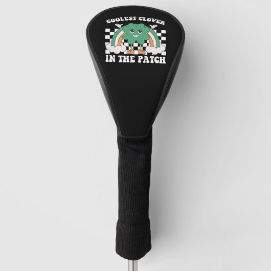 Coolste Klaver In De Patch St. Patrick's Dag Golfheadcover (Voorkant)