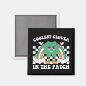 Coolste Klaver In De Patch St. Patrick's Dag Magneet (Voorkant / Achterkant)