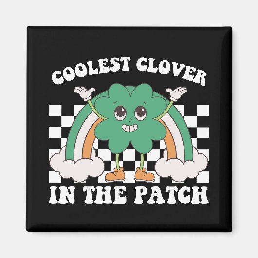 Coolste Klaver In De Patch St. Patrick's Dag Magneet (Voorkant)
