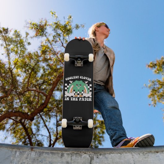 Coolste Klaver In De Patch St. Patrick's Dag Skateboard (Buiten 1)