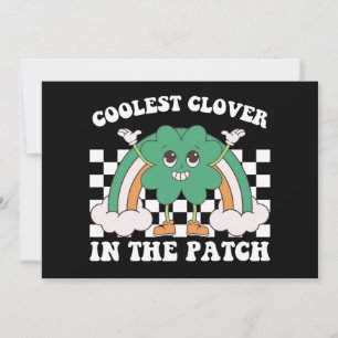 Coolste klaver in de patch St Patrick's Day Kaart