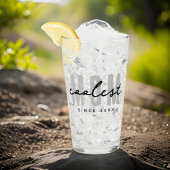 Coolste mam sinds 20XX moderne eenvoudige preppy Glas