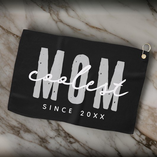 Coolste mam sinds 20XX moderne eenvoudige preppy Golfhanddoek