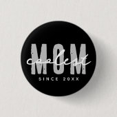 Coolste mam sinds 20XX moderne eenvoudige preppy Ronde Button 3,2 Cm (Voorkant)