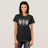 Coolste mam sinds 20XX moderne eenvoudige preppy T-shirt (Voorkant volledig)