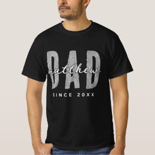 Coolste Papa Sinds 20XX Modern Eenvoudig Netjes T-shirt