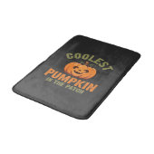 Coolste Pompoen In De Patch Halloween-ontwerp Badmat (Gekanteld)