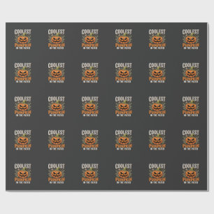 Coolste Pompoen in de Patch Halloween-ontwerp Cadeaupapier